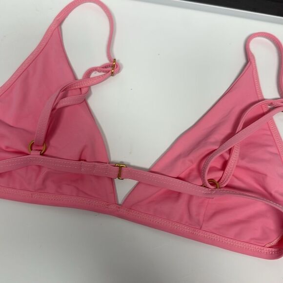 Pink Triangle Bikini Set MEDIUM - Brand New - LSpace - No Padding - NWOT - Picture 3 of 4